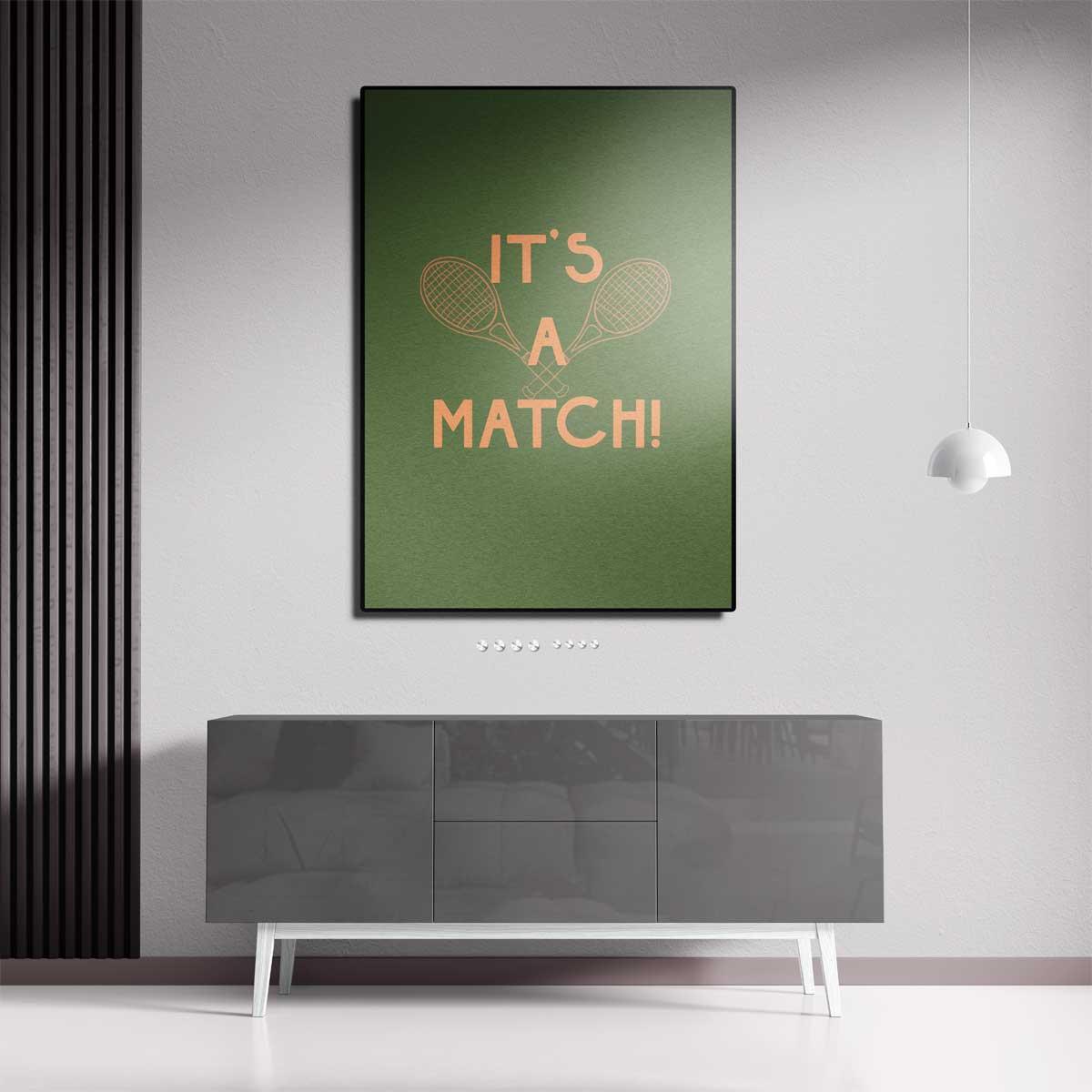 It's a Match Tennis Kunstwerk-canvas-dibond-plexiglas-wanddecoratie-WallArtistic