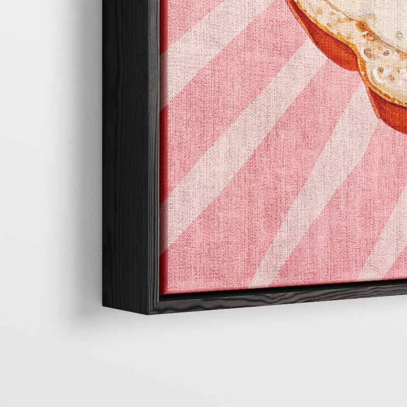 Stralende Spiegelei Boost Kunstwerk-canvas-dibond-plexiglas-wanddecoratie-WallArtistic