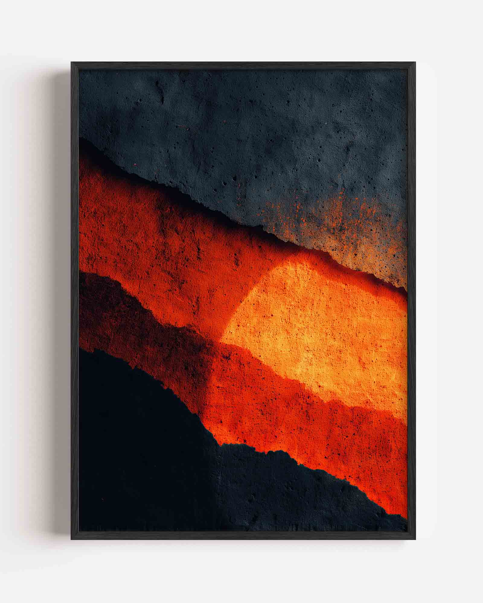 Abstracte zonsondergang Poster
