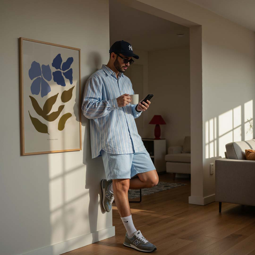 Vrolijke Bloemenpracht Poster-WallArtistic