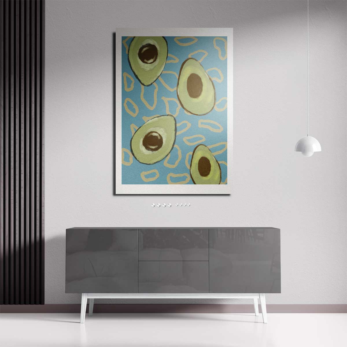 Avocado Droom Kunstwerk-canvas-dibond-plexiglas-wanddecoratie-WallArtistic
