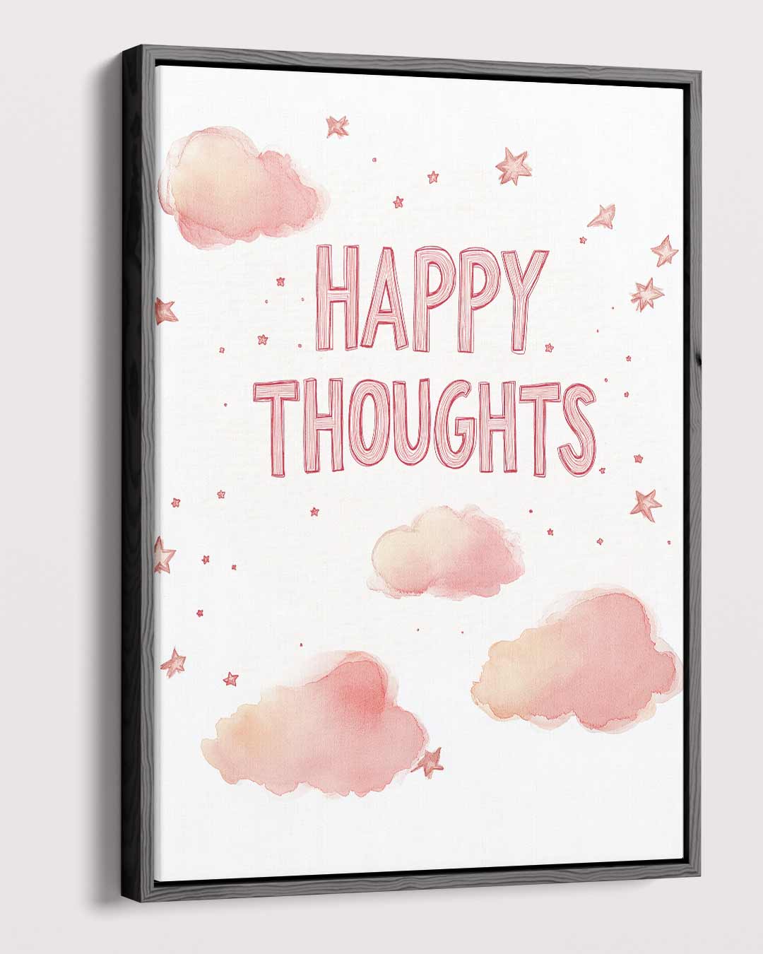 Happy Thoughts Wolkenposter Kunstwerk-canvas-dibond-plexiglas-wanddecoratie-WallArtistic