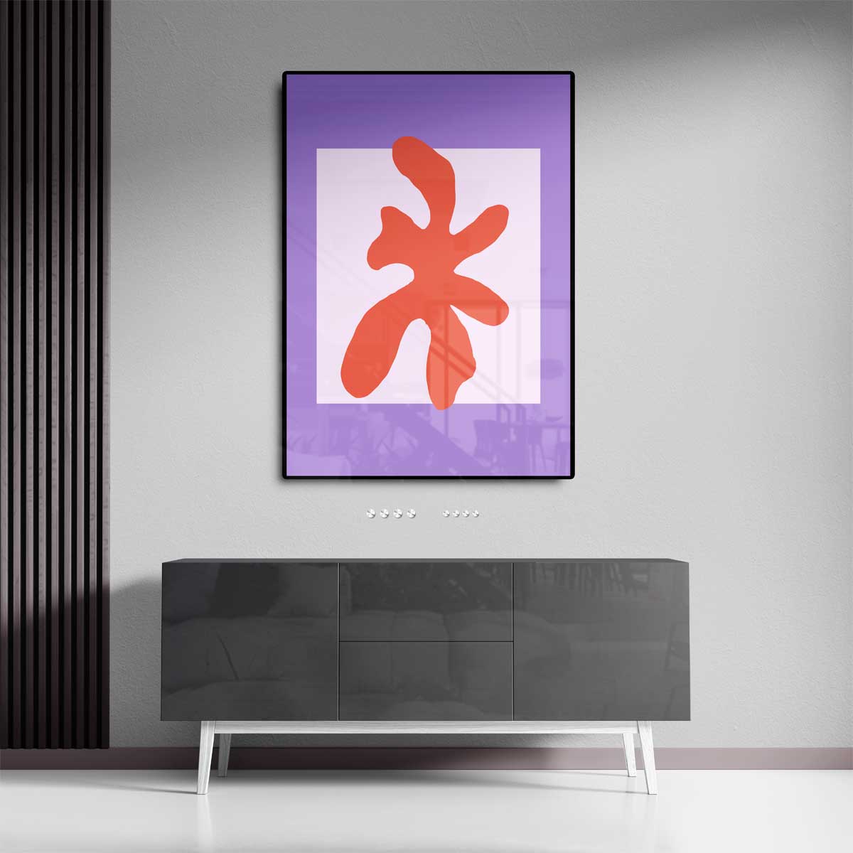 Vrolijk Abstract Design Kunstwerk-canvas-dibond-plexiglas-wanddecoratie-WallArtistic
