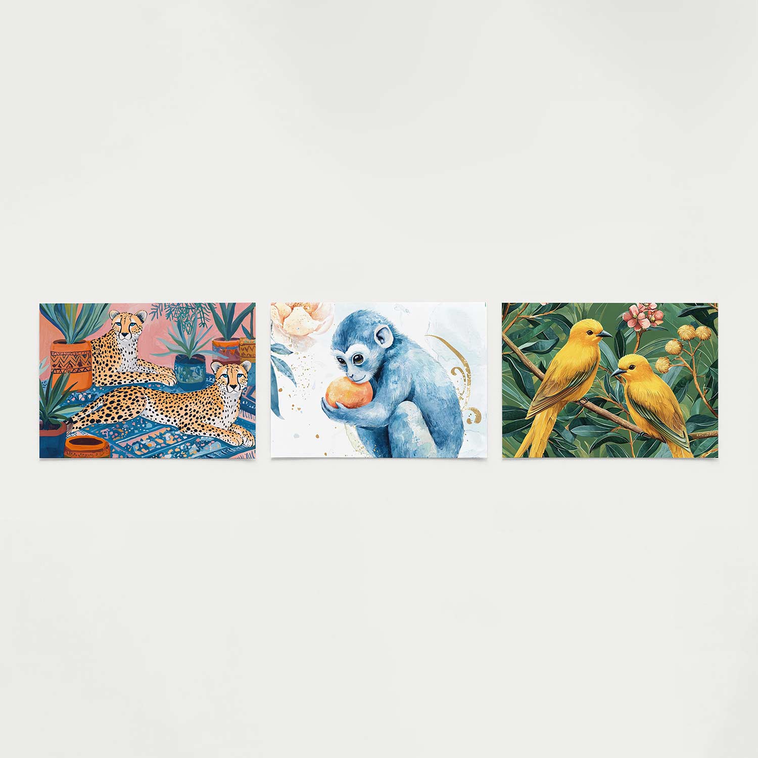 Kleurrijke rust Posterset