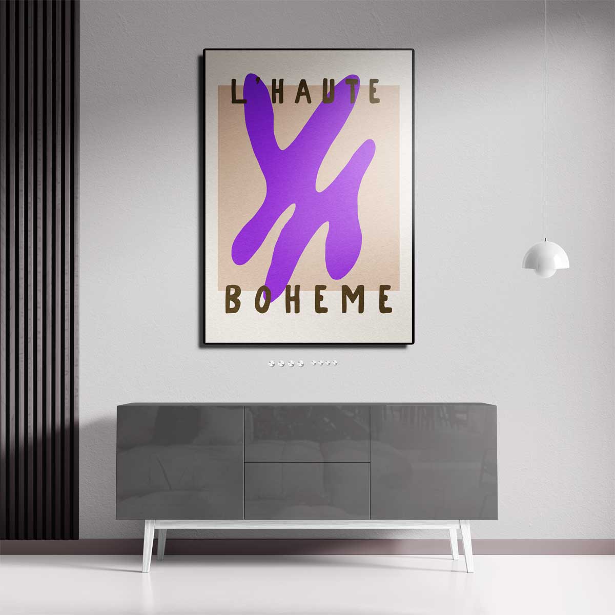 L'Haute Boheme Abstract Kunstwerk-canvas-dibond-plexiglas-wanddecoratie-WallArtistic