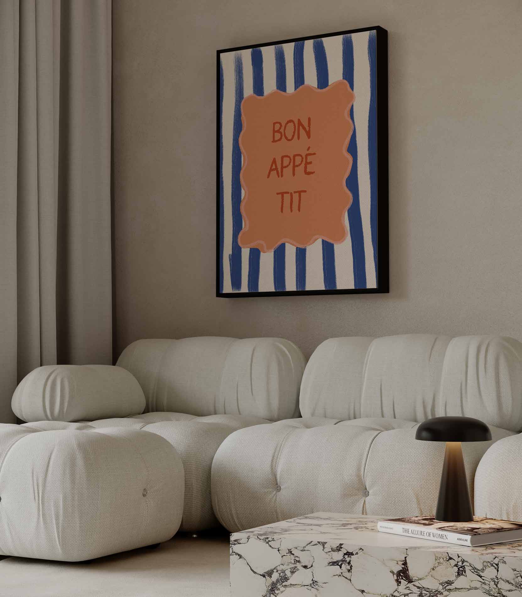 Bon Appétit Artistieke Kunstwerk-canvas-dibond-plexiglas-wanddecoratie-WallArtistic