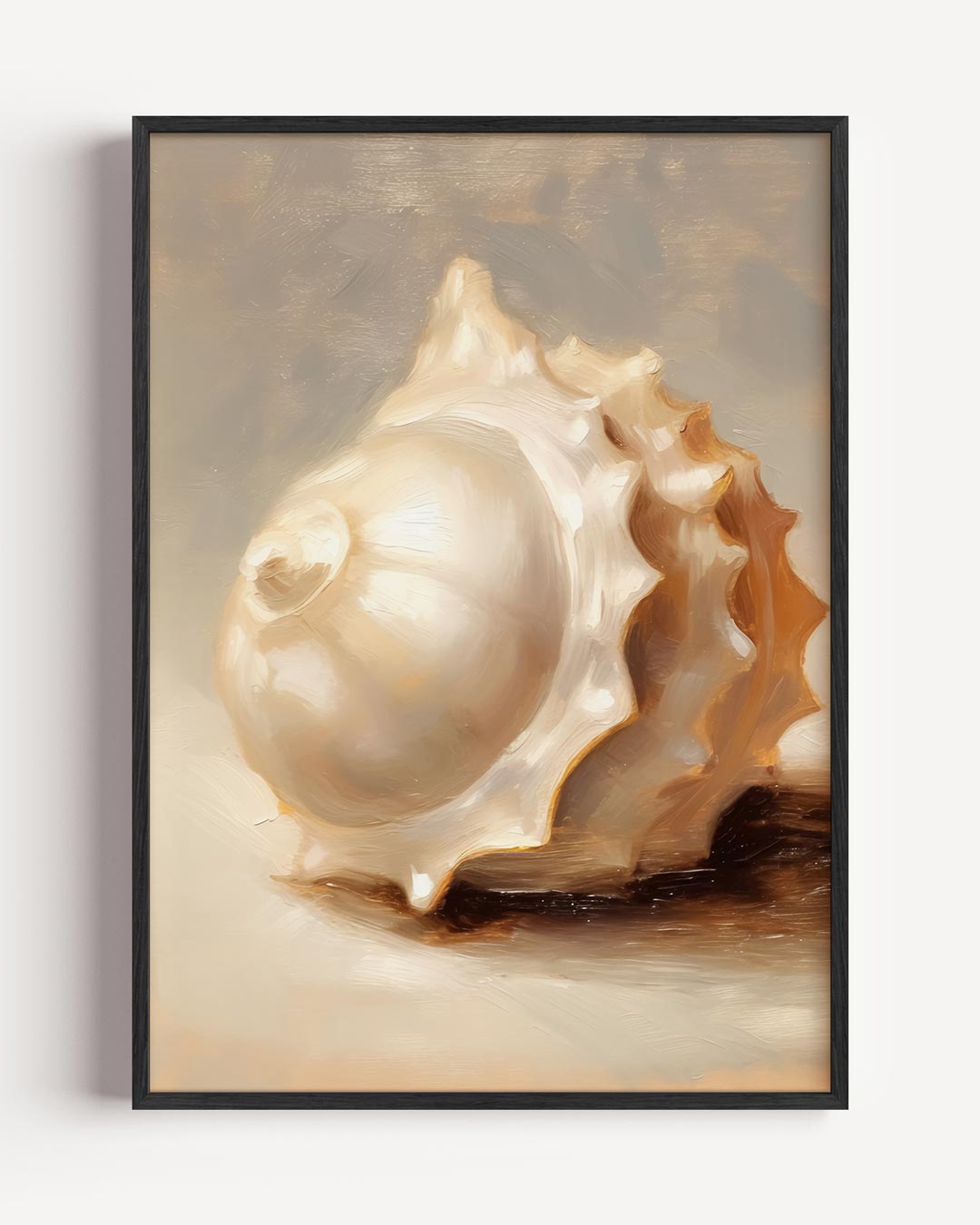 Strandachtige Schelpenposter-WallArtistic