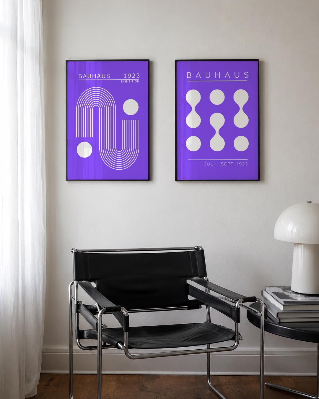 Lijnen en cirkelspel Posterset