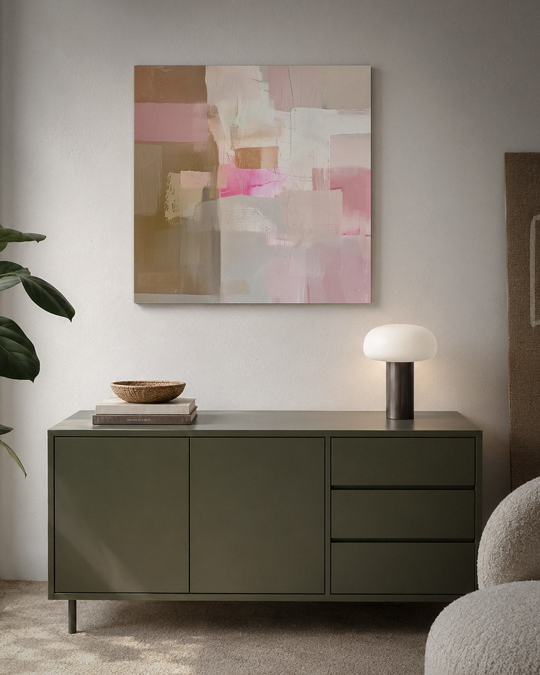 Zachte kleuren harmonie Kunstwerk