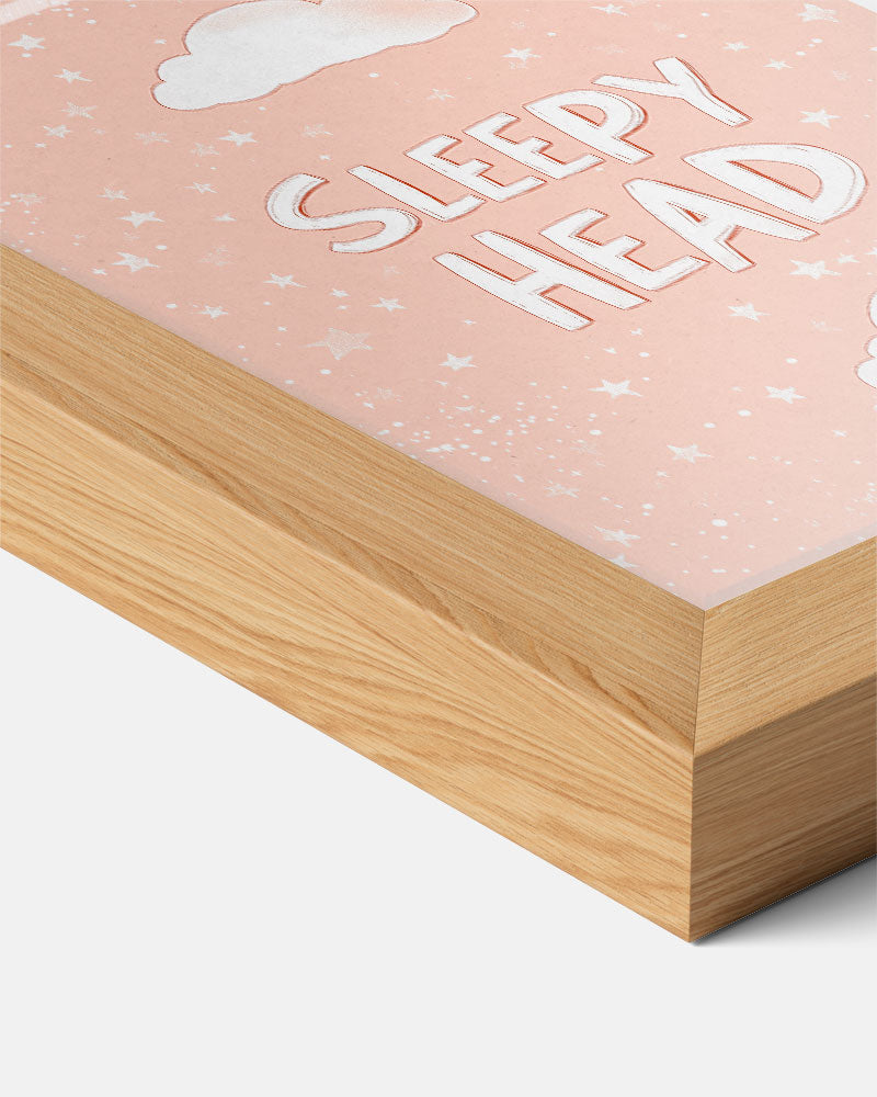 Dromerige "Sleepy Head" Poster