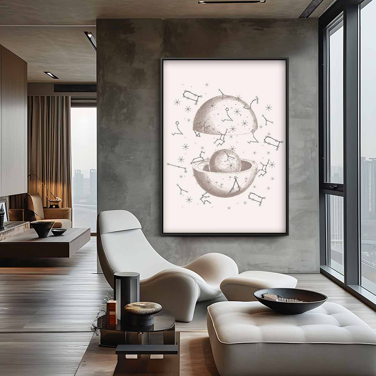 Hemels Sferen Kunstwerk-canvas-dibond-plexiglas-wanddecoratie-WallArtistic