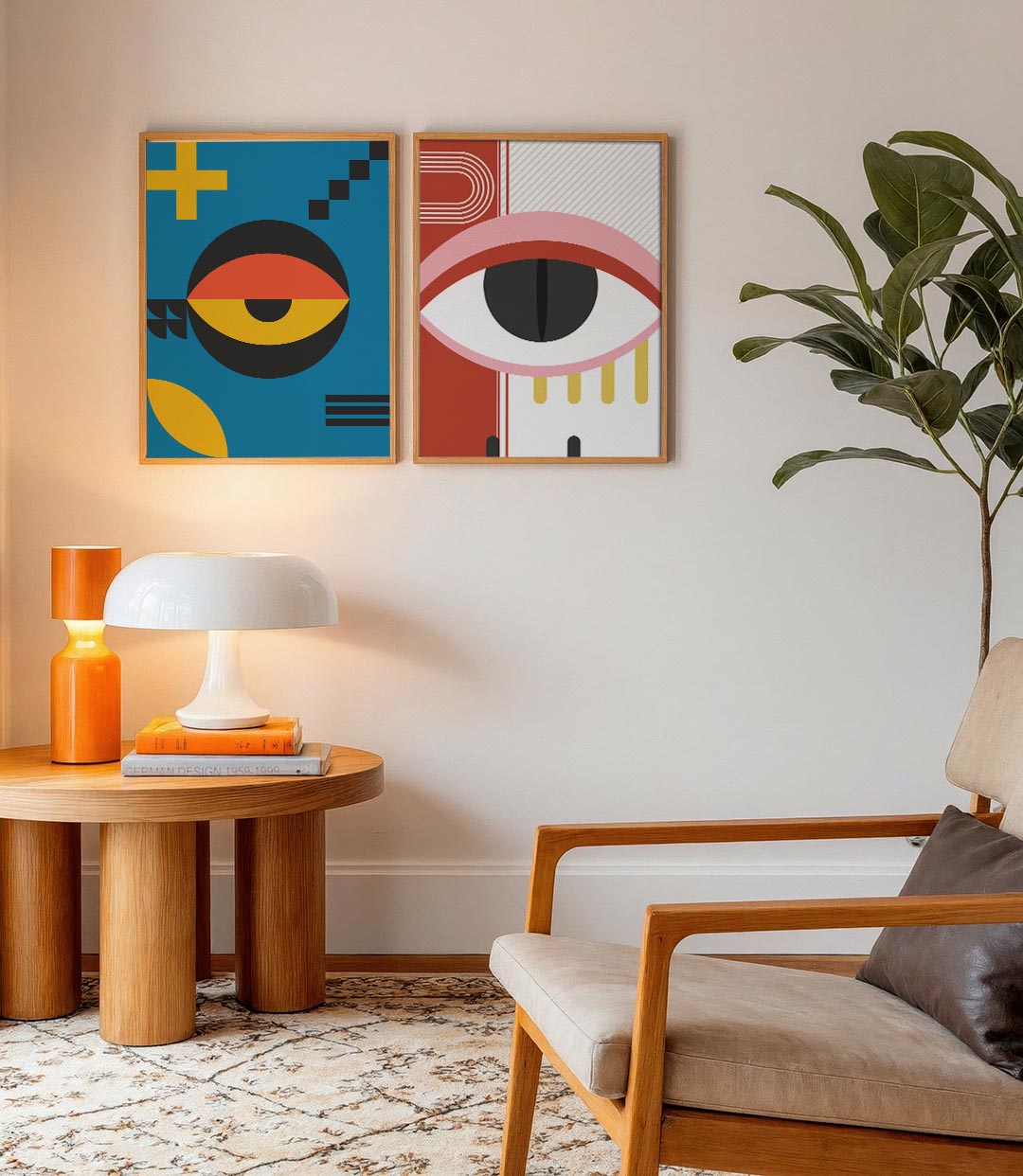 Vormen en kleurvlakken Posterset