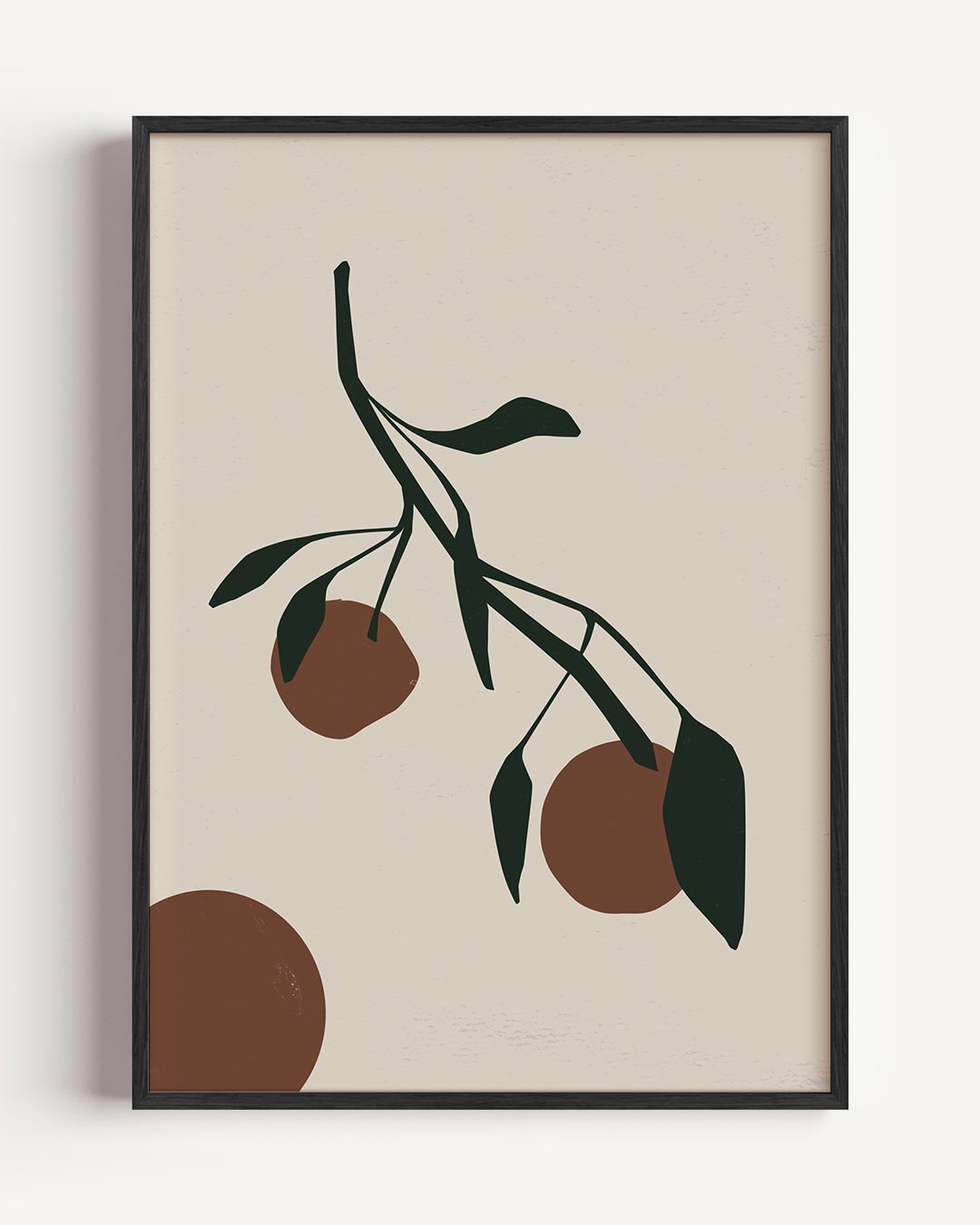 Zomerse Tak Abstracte Kunstposter-WallArtistic