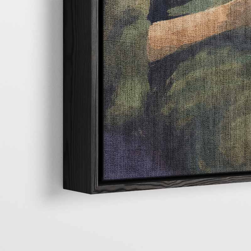 Lezend in Rust Kunstwerk-canvas-dibond-plexiglas-wanddecoratie-WallArtistic