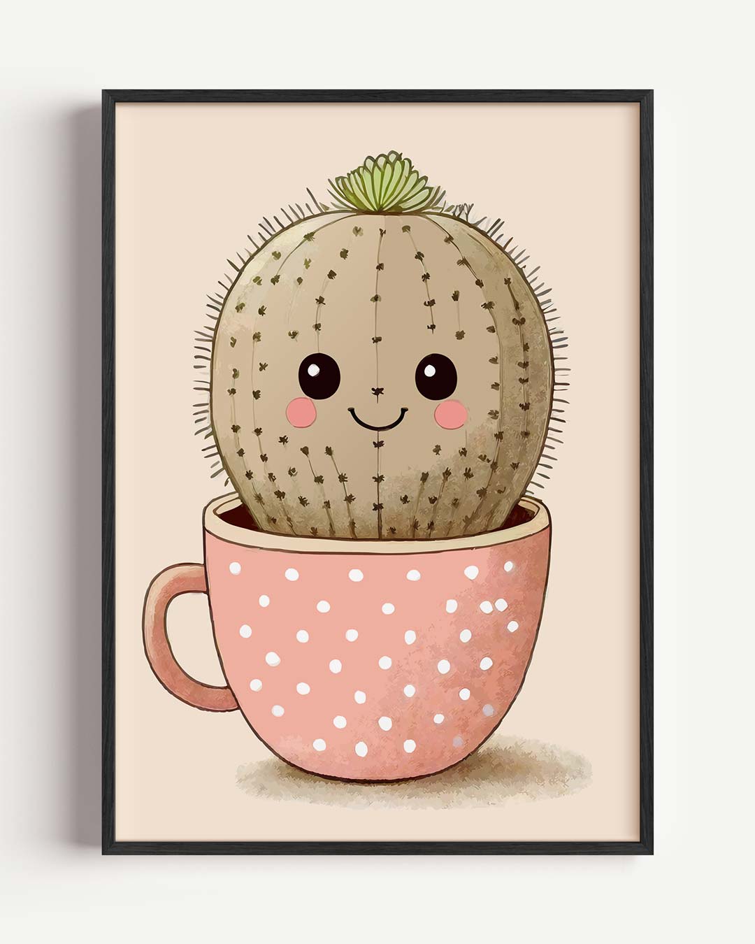 Schattige Cactus Poster