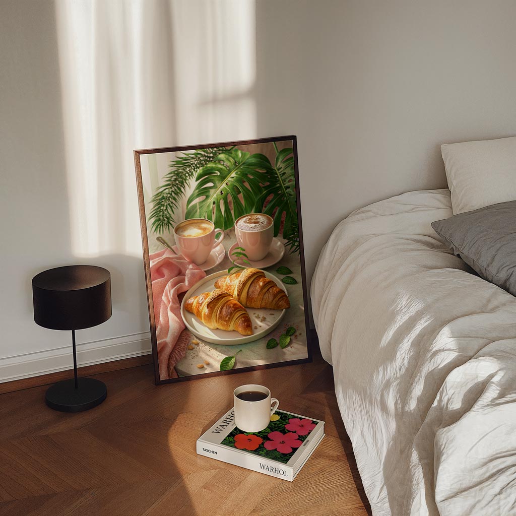 Ontspannen Ontbijt Moment Poster-WallArtistic