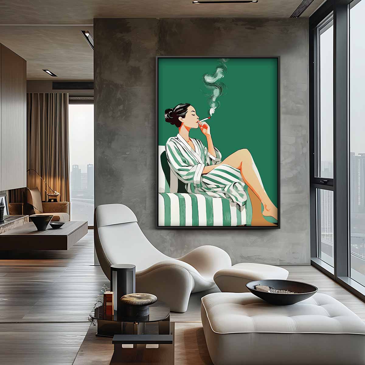 Ontspannen Moment Kunstwerk-canvas-dibond-plexiglas-wanddecoratie-WallArtistic