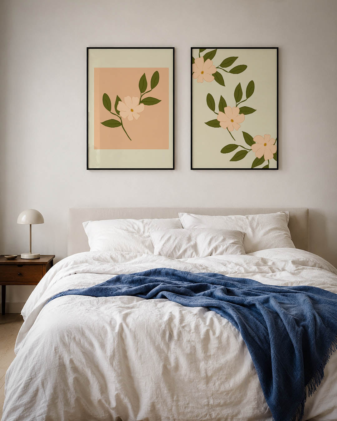 Bloem en bladeren Posterset