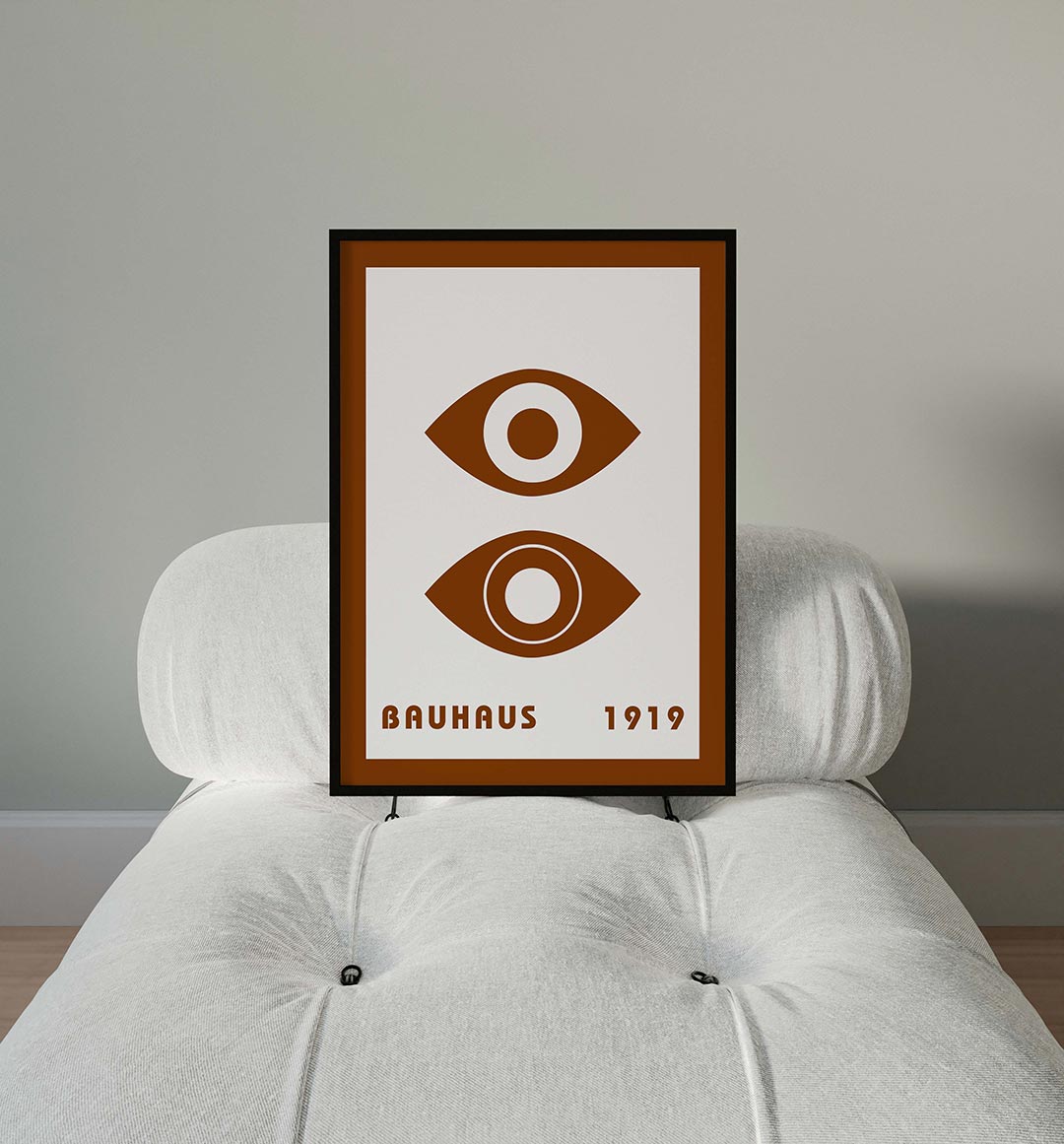 Oogvormen en lijnen Poster
