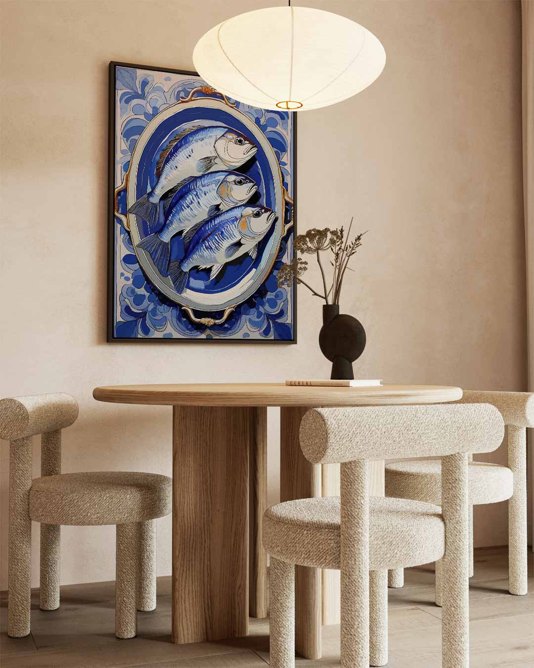 Blauwvis Vibes Kunstwerk-canvas-dibond-plexiglas-wanddecoratie-WallArtistic