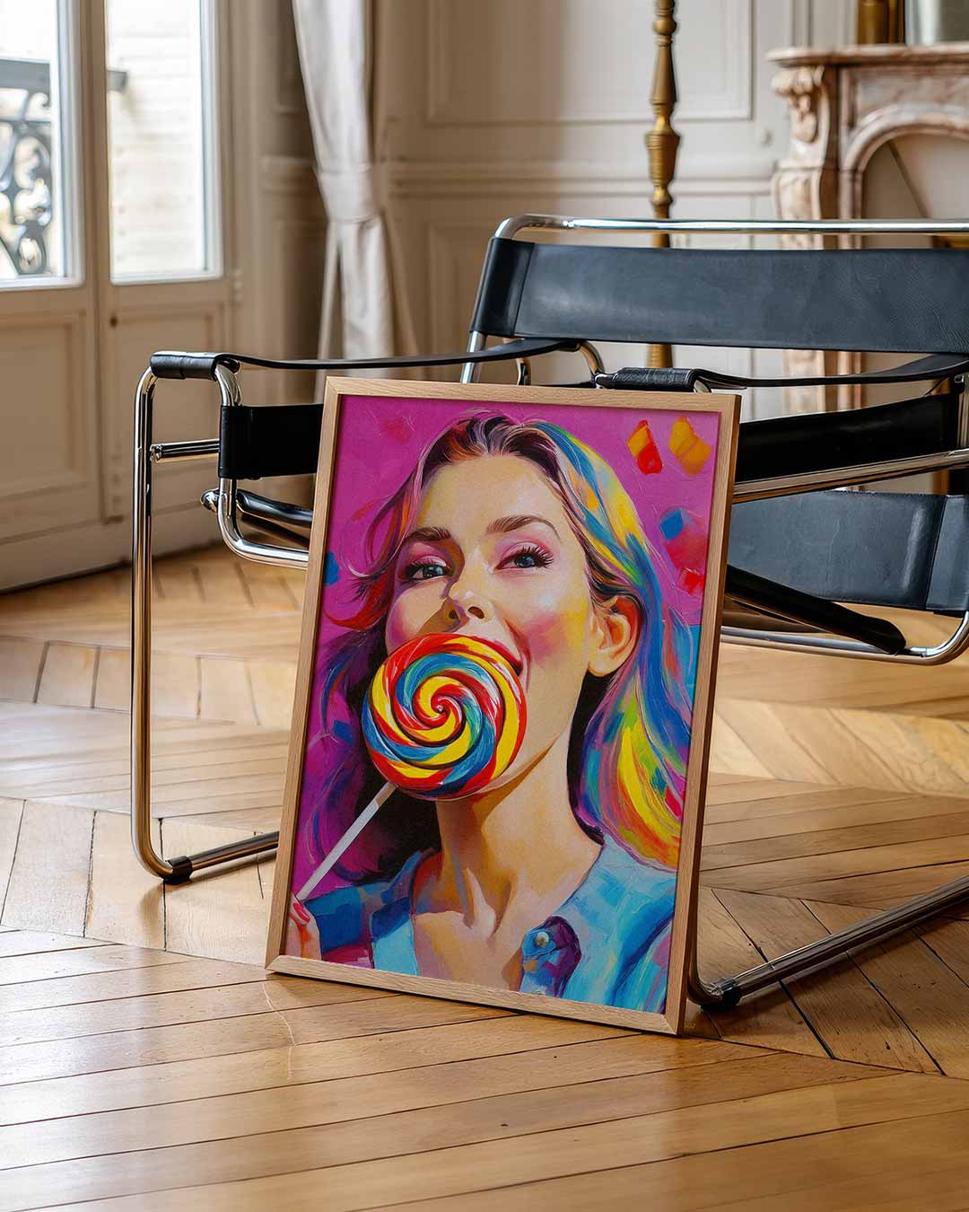Kleurrijke Lolly Droom Poster-WallArtistic