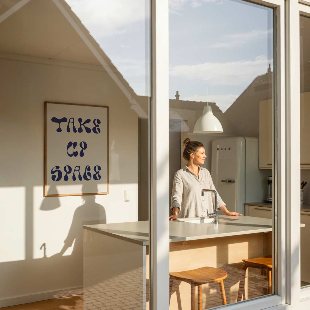 Inspirerende Typografie Poster-WallArtistic