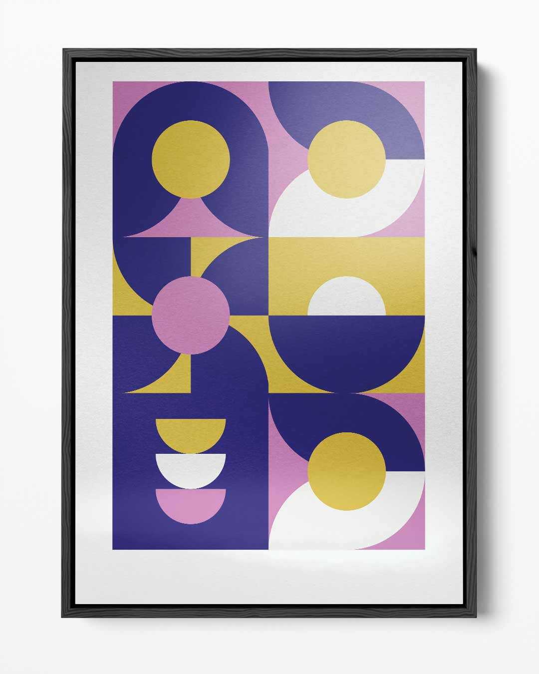 Speelse Geometrie Kunstwerk-canvas-dibond-plexiglas-wanddecoratie-WallArtistic