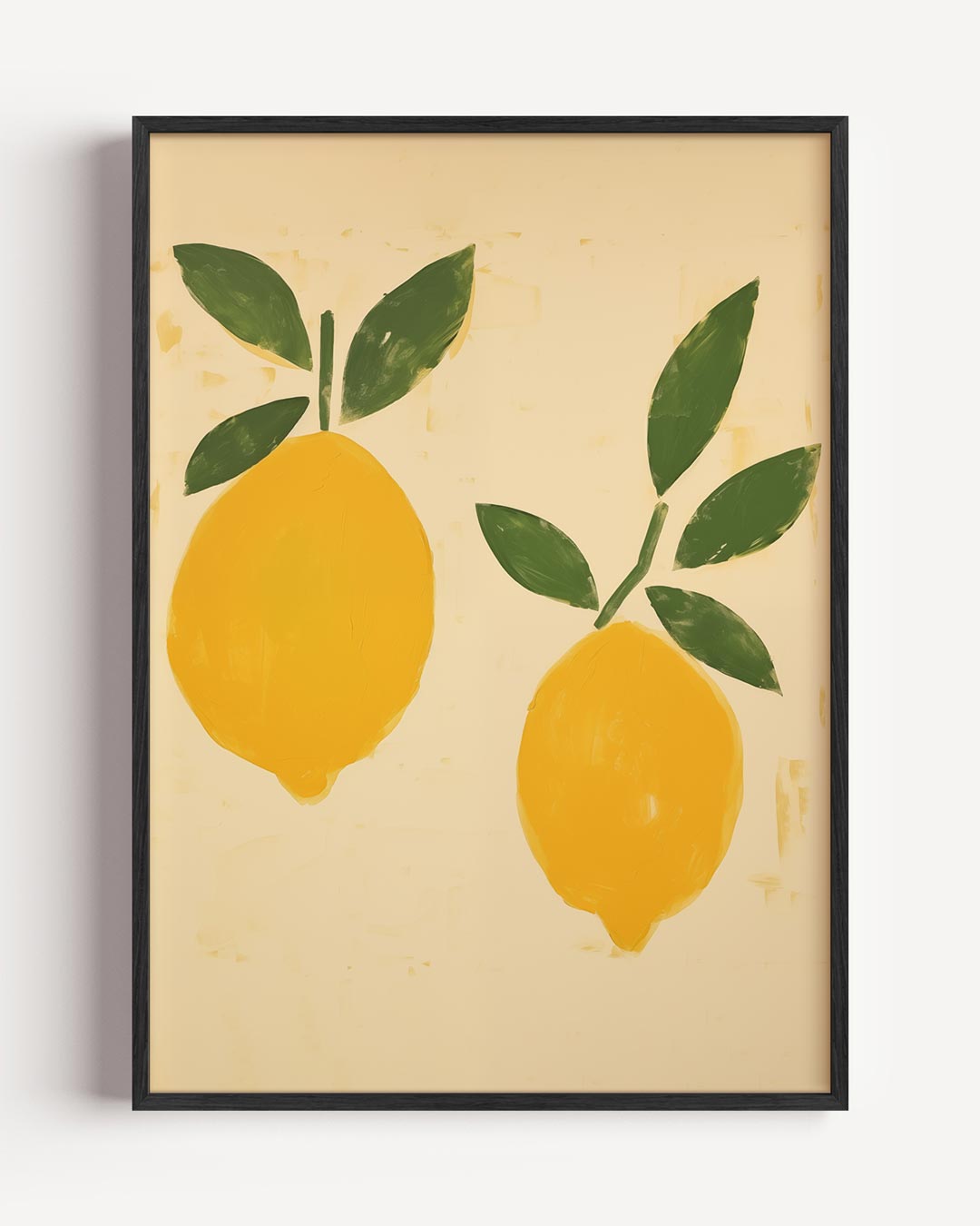 Vrolijke Citroenkunst Poster-WallArtistic