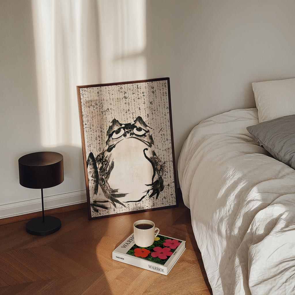 Japanse Kikkerkunst Poster-WallArtistic
