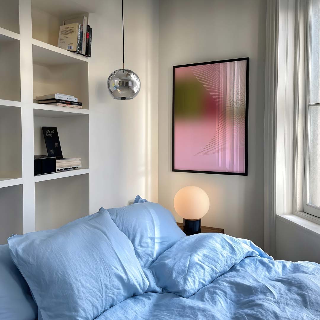 Dromerige Pastel Golven Poster-WallArtistic