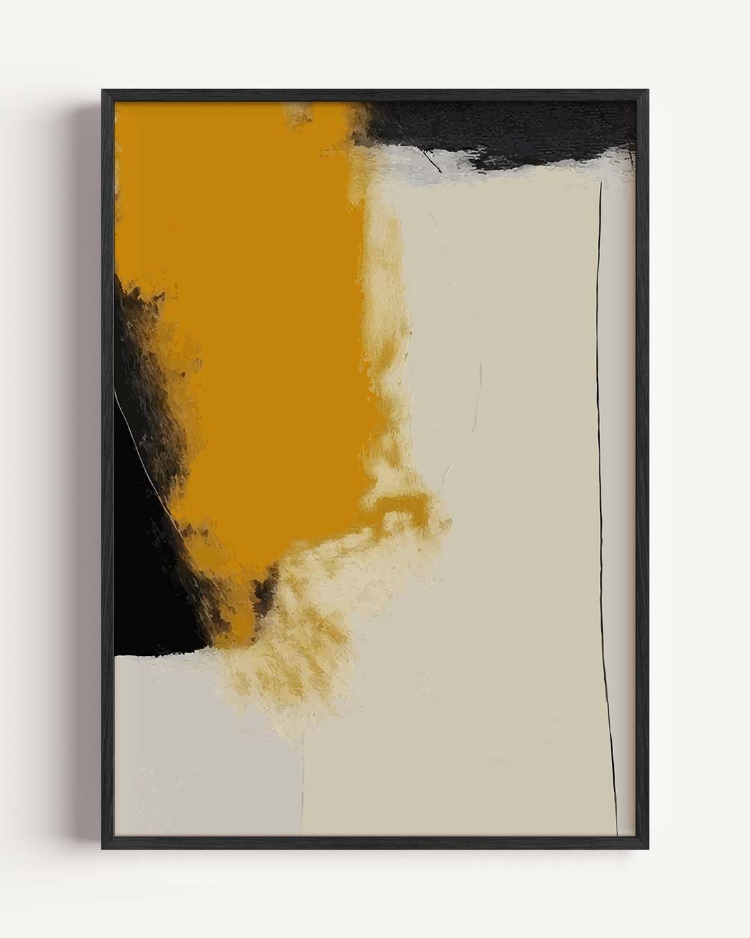 Abstracte Warme Harmonie Poster-WallArtistic