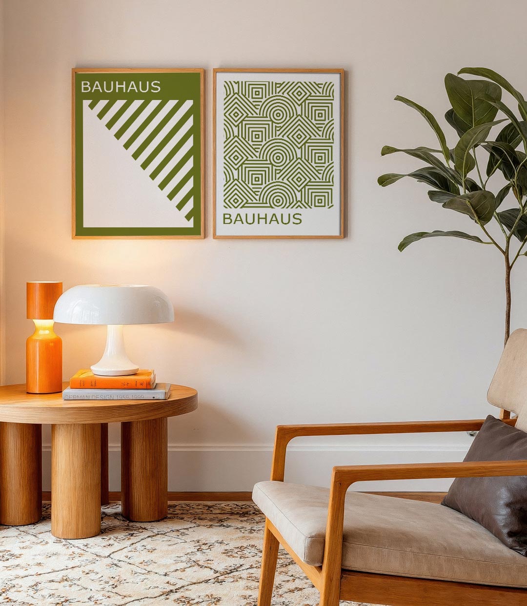 Diagonal lijnen Posterset