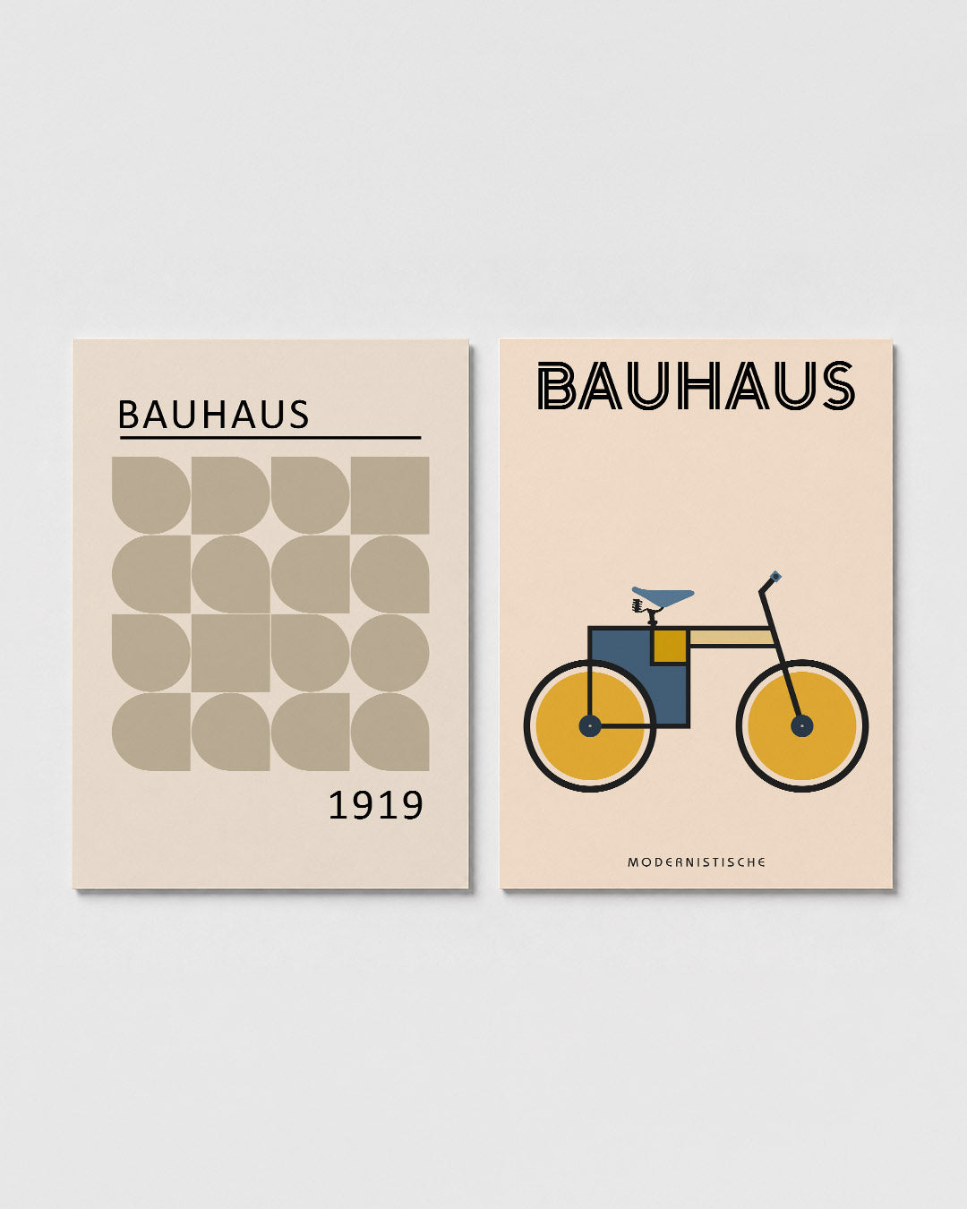 Vormenspel en lijnen Posterset