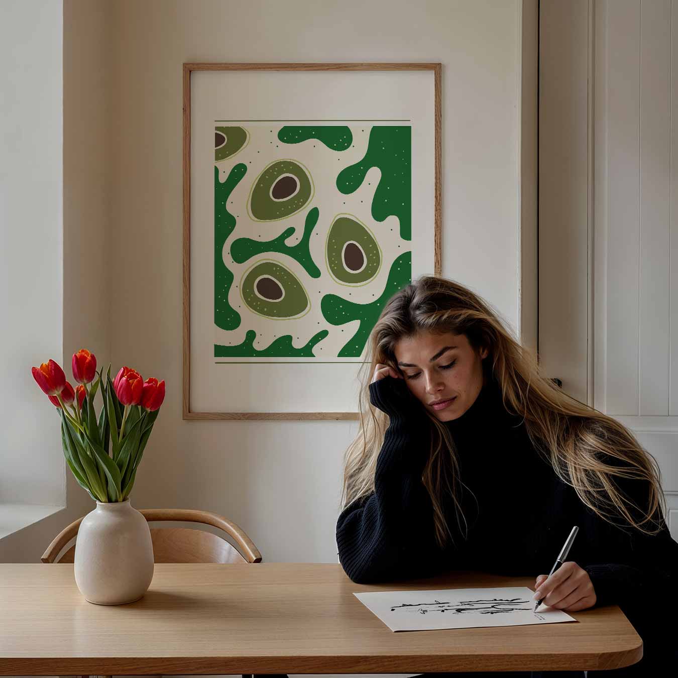 Avocado Droom Poster-WallArtistic