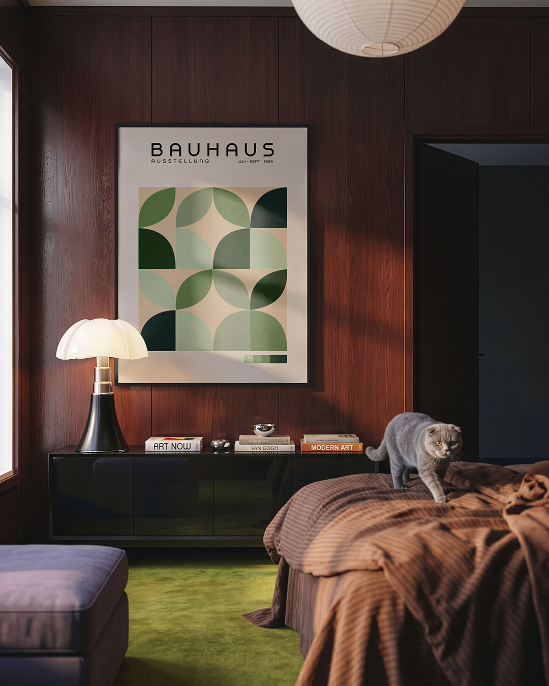 Vormritme en kleur Poster
