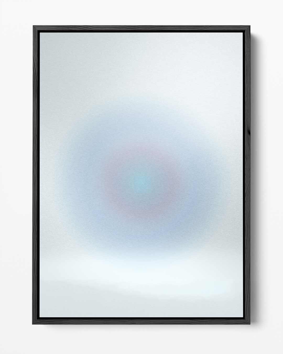 Rustgevende Blauwe Cirkel Kunstwerk-canvas-dibond-plexiglas-wanddecoratie-WallArtistic