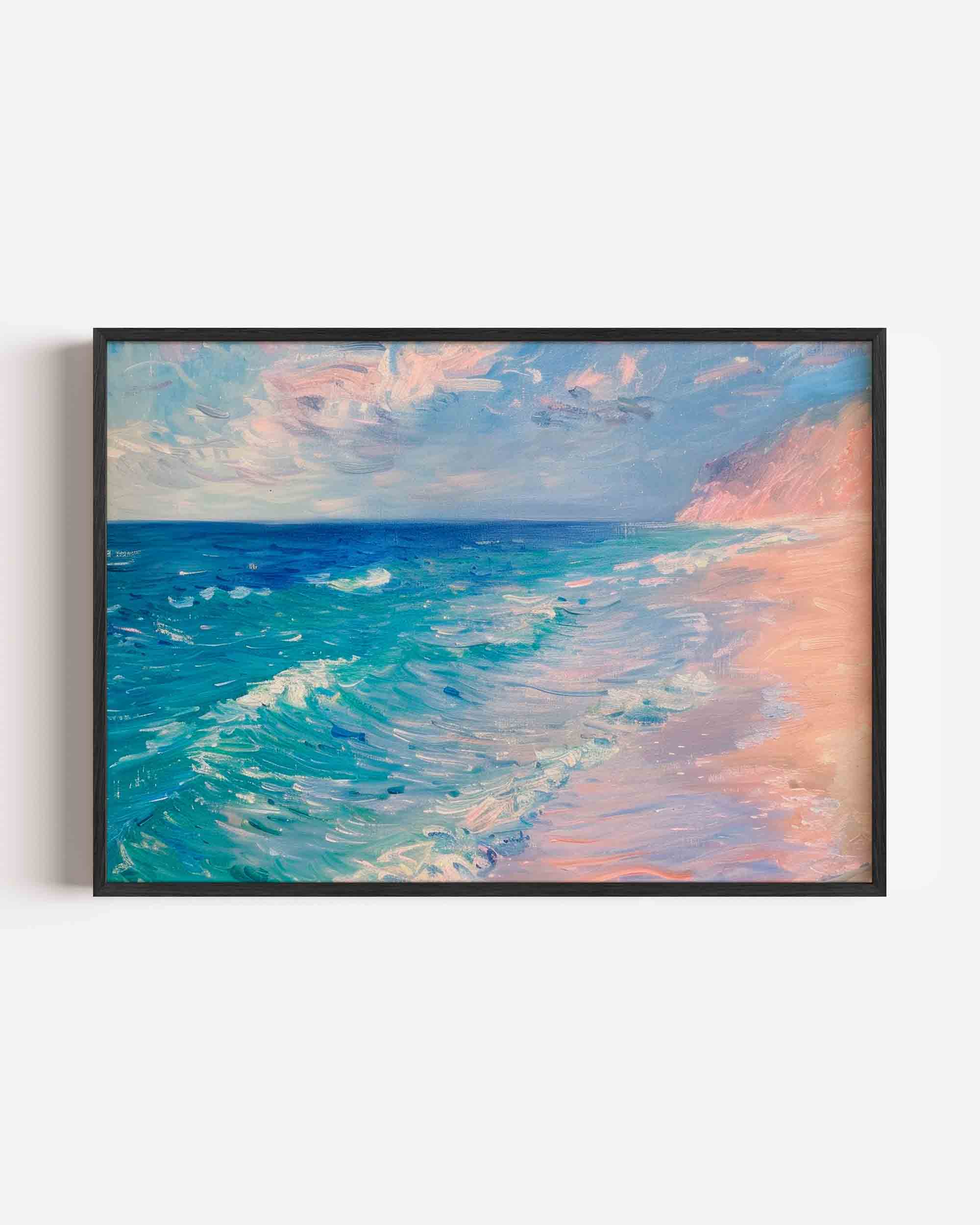 Zee en strand Poster