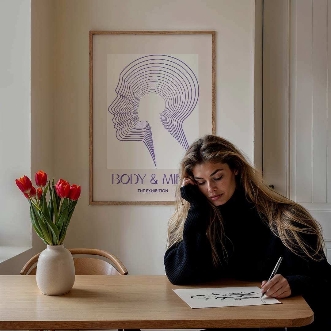 Body & Mind Expositie Poster-WallArtistic
