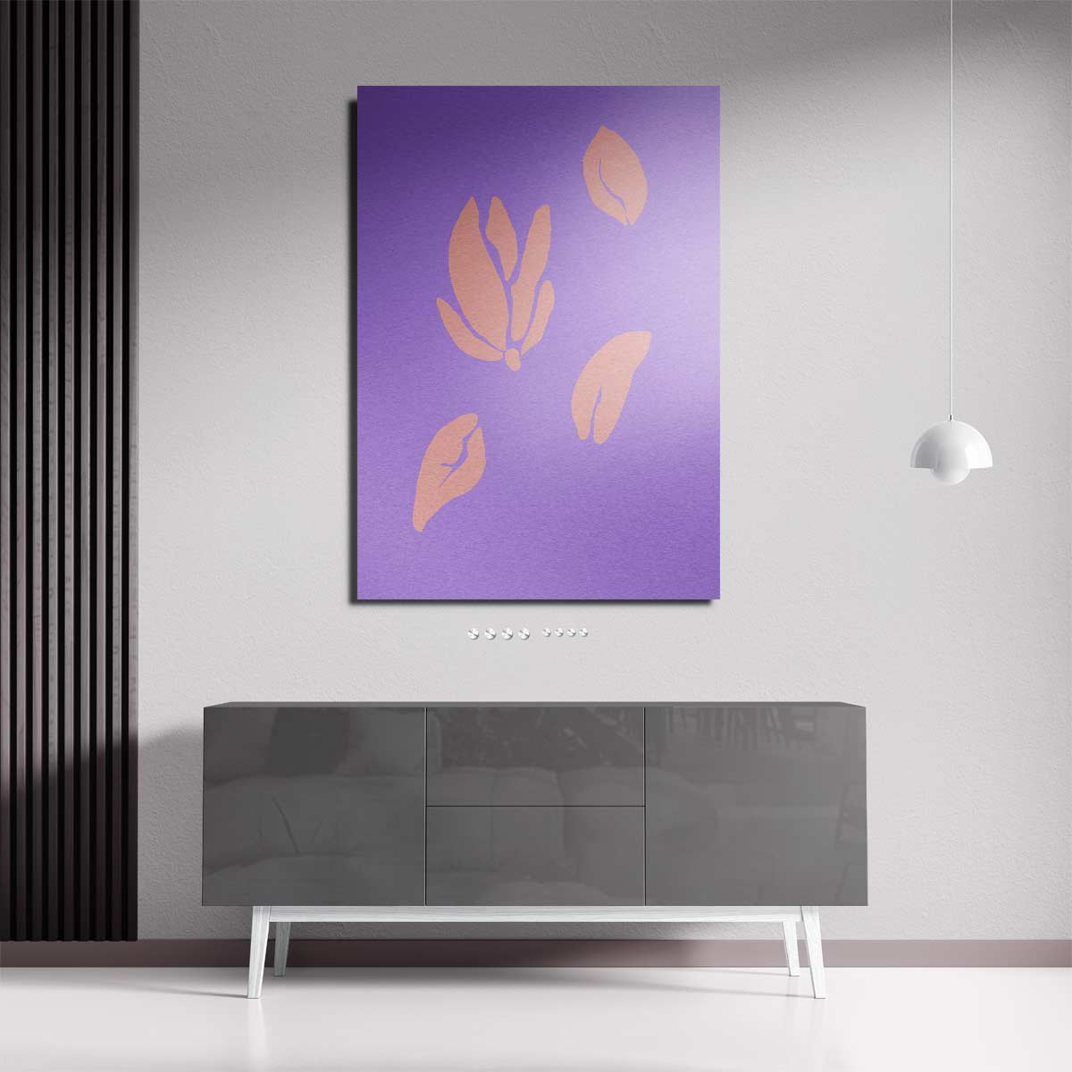 Vrolijke Bloesem Vormen Kunstwerk-canvas-dibond-plexiglas-wanddecoratie-WallArtistic