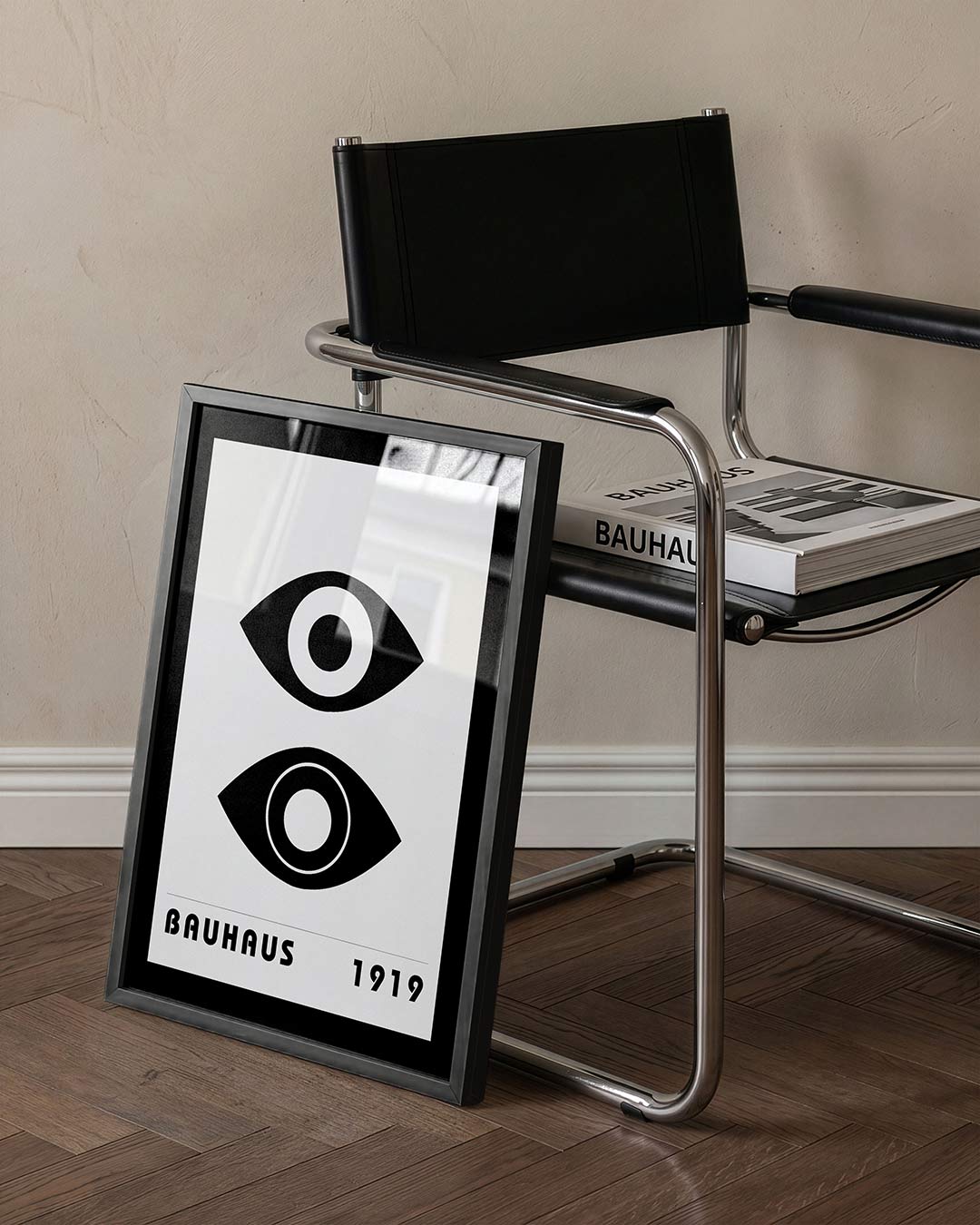 Oogvormen en lijnen Poster