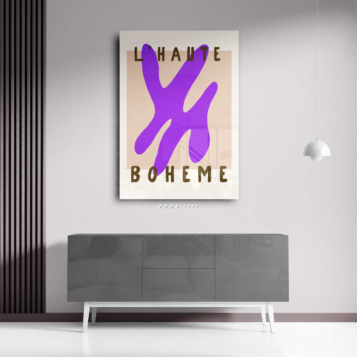 L'Haute Boheme Abstract Kunstwerk-canvas-dibond-plexiglas-wanddecoratie-WallArtistic