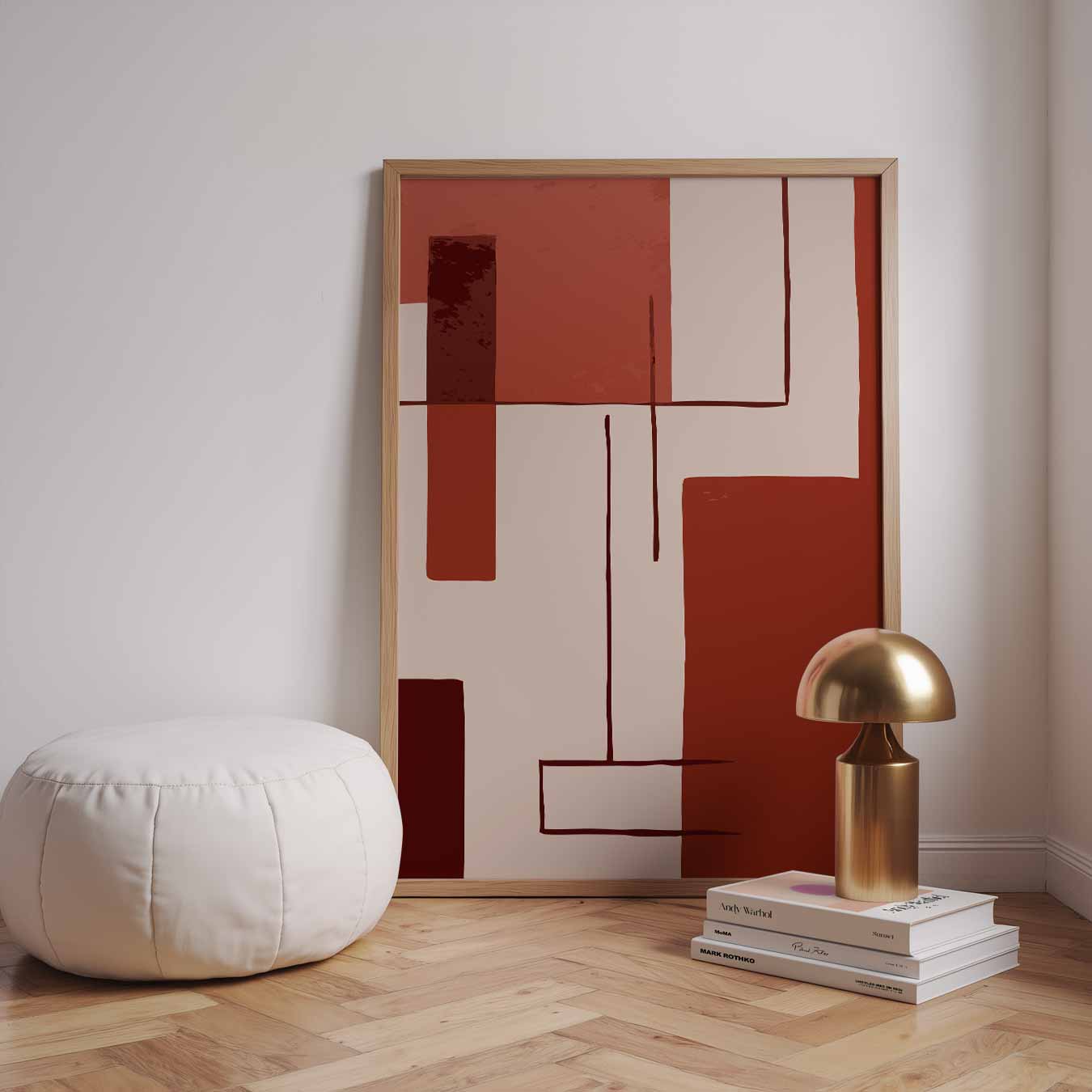 Abstracte Geometrie Poster