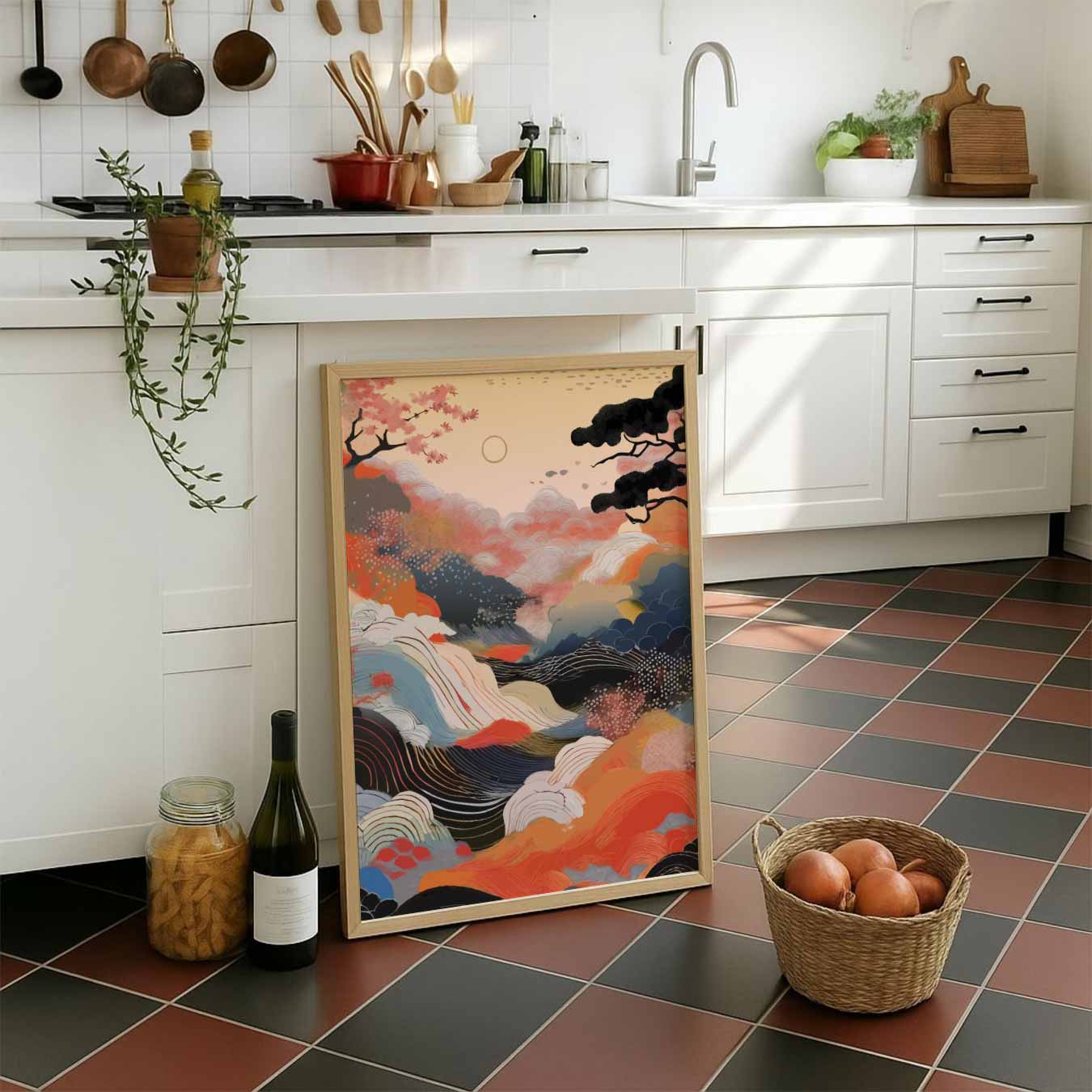 Dromerige Herfstlandschap Poster