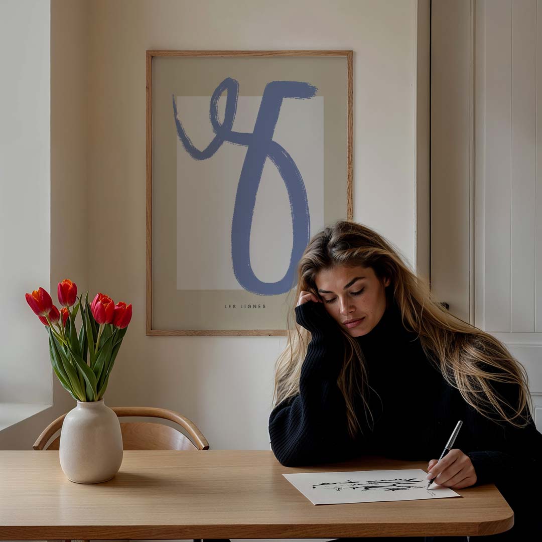 Moderne Abstracte Kunstposter-WallArtistic