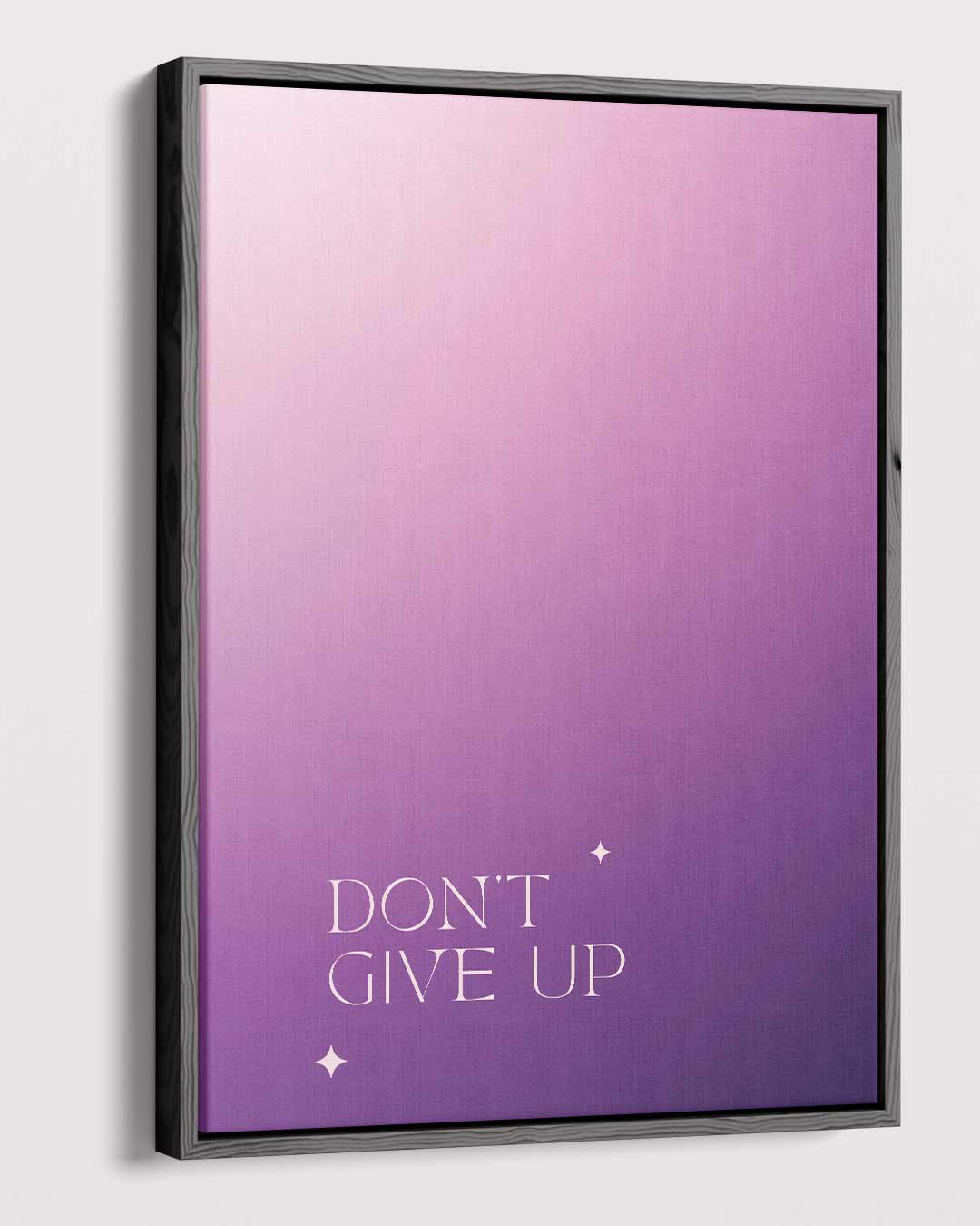 Inspirerende Poster "Don't Give Up Kunstwerk-canvas-dibond-plexiglas-wanddecoratie-WallArtistic