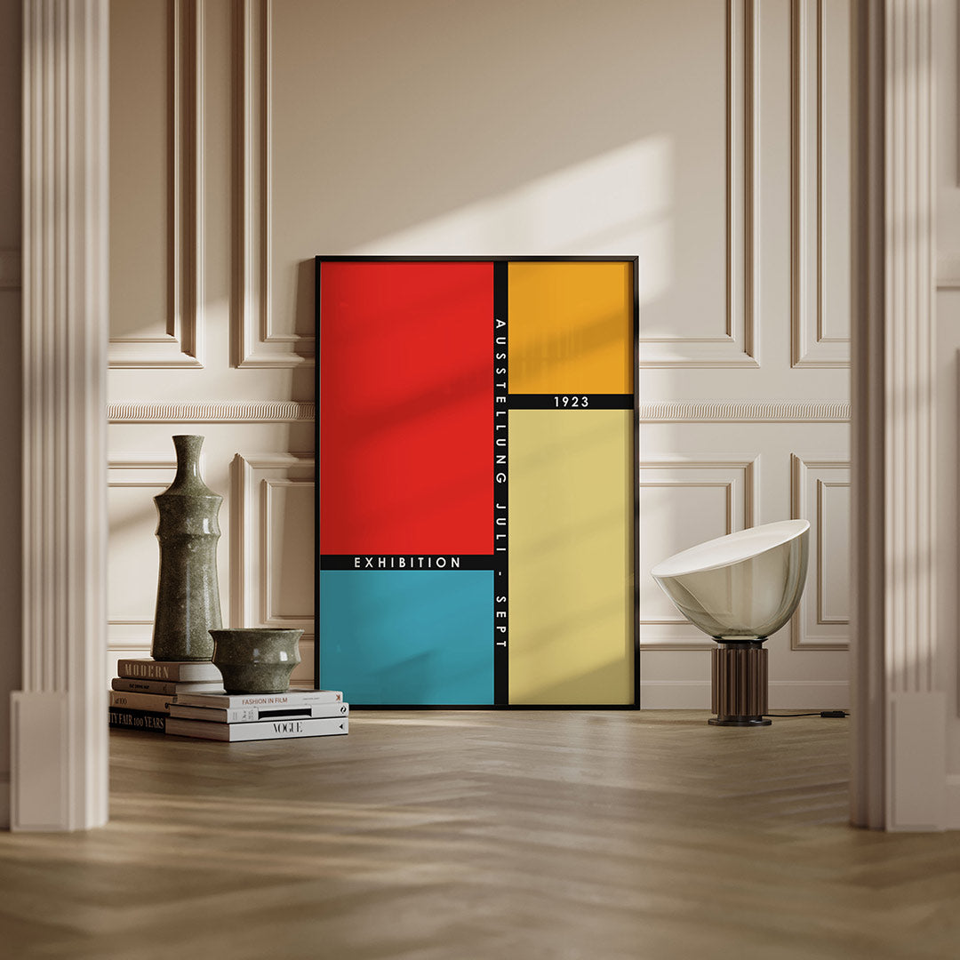 Vlakverdeling en kleur Poster