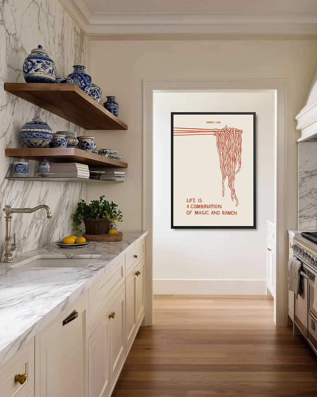 Ramen inspiratie Kunstwerk
