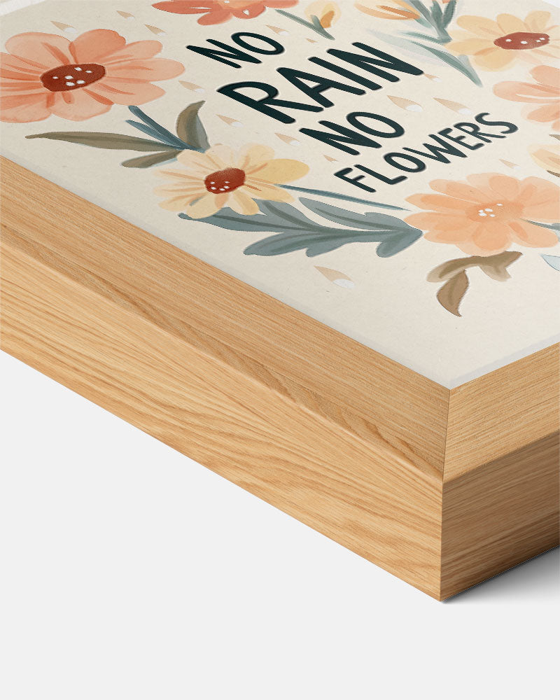 Inspirerende Bloemenposter