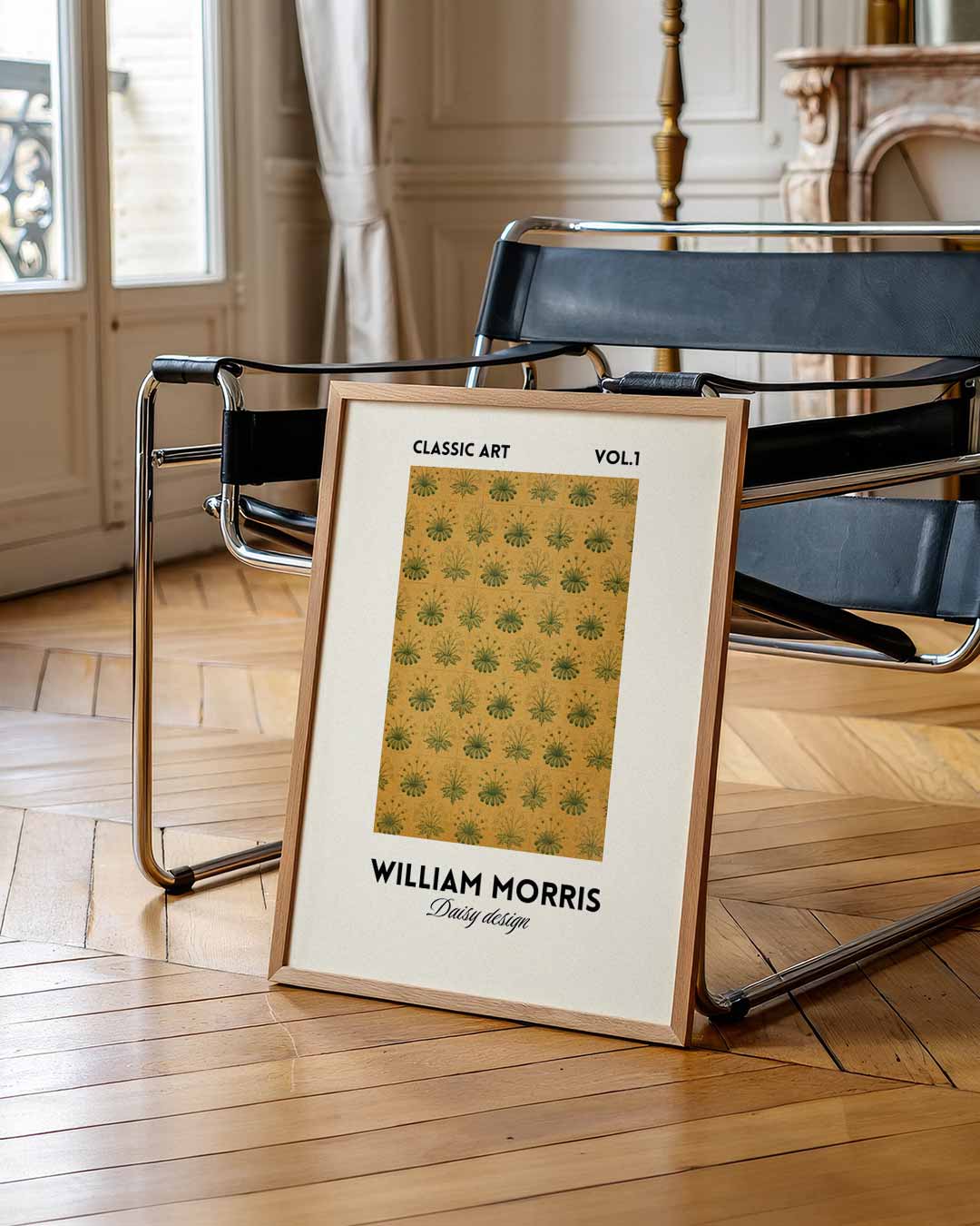 William Morris Daisy Design Poster-WallArtistic