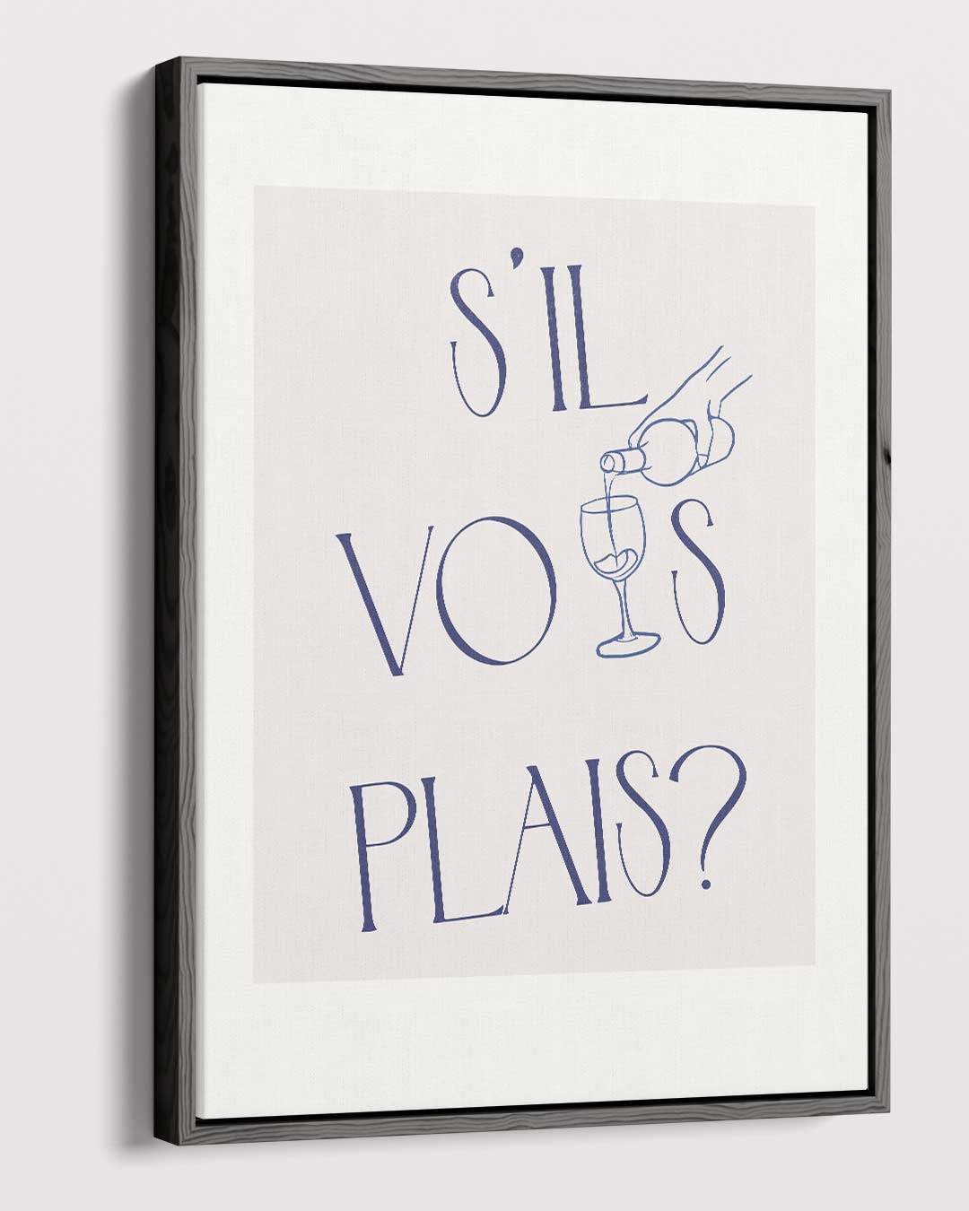 S'il Vous Plaît Wijnposter